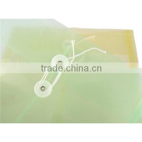 Factory direct price custom new design two color drawing clear plastic document holder a4 fc file bag