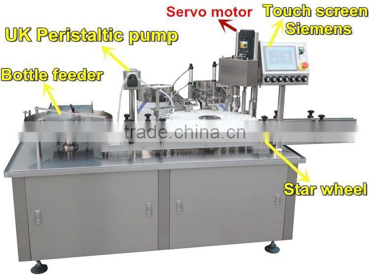 Big discount eye-drop filling machine,small scale bottle filling machine