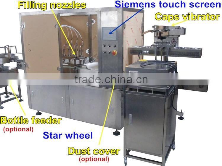 Trade assurance Automatic high speed alcohol filling and capping machine