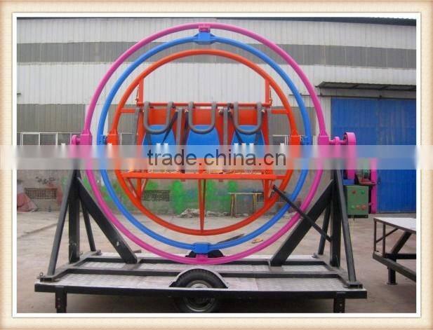 Attractive! Funny 360 degree rotary human gyroscope rides for sale