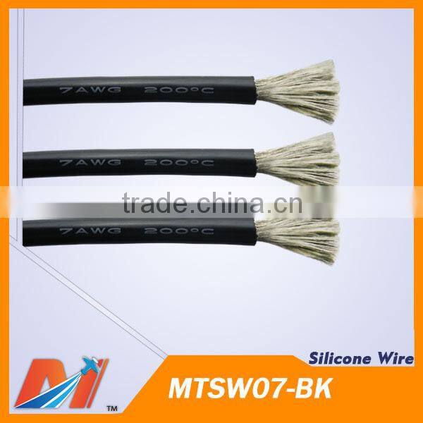Maytech flexible 7AWG silica gel wire cable red and black for RC lipo battery connector