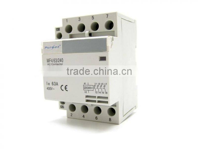 Cheap price 4 Pole Modular Contactors 400V 63A