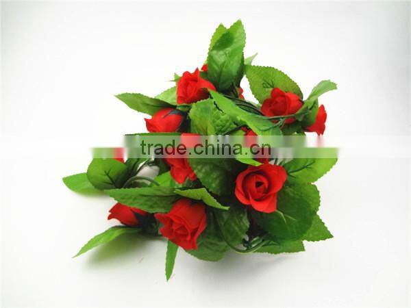 Beautiful artificial Rose wreath in different colors for Wedding decor
