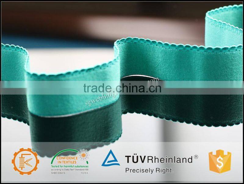 Textile elastic band for bra
