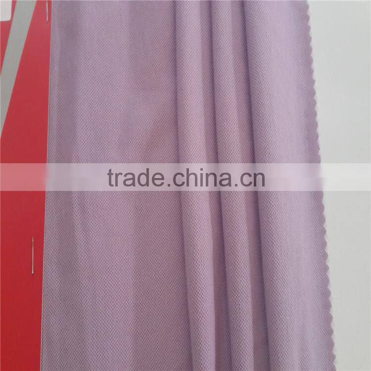 high quality coolmax polyester/cotton polo shirt fabric 220gsm