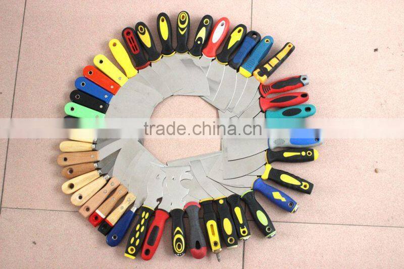 6 in 1 Multifuction putty knife / wall scraper / stainless steel blade