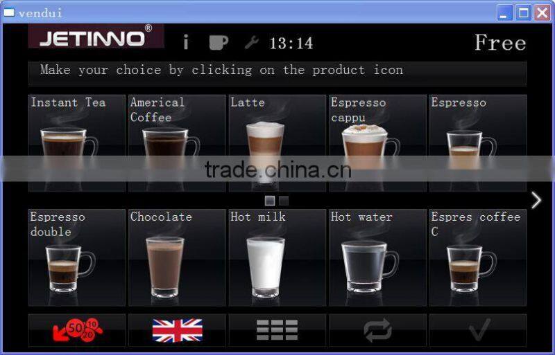 ESFB7CP automatic espresso coffee tea vending machine
