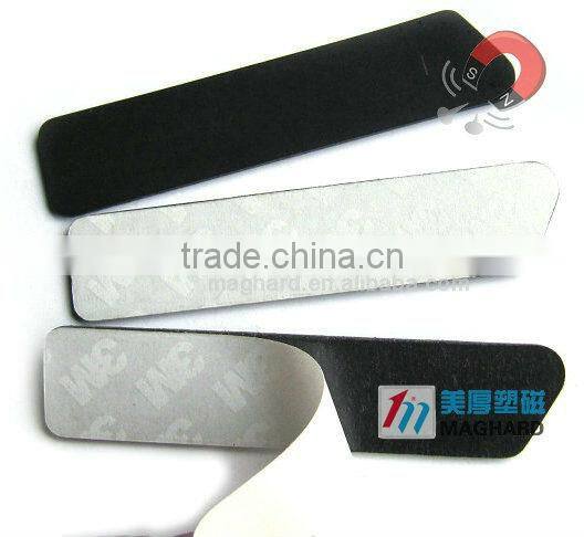 Customed 3M adhesive tape Flexible Rubbber magnet