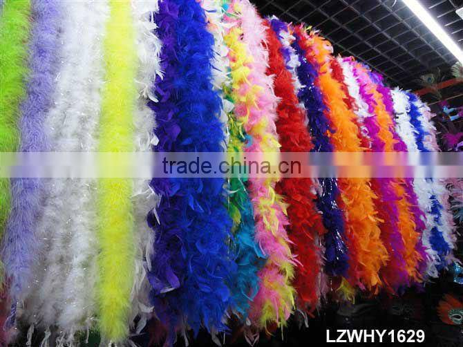 Fluffy turkey feather chandelle boa LZYJ41