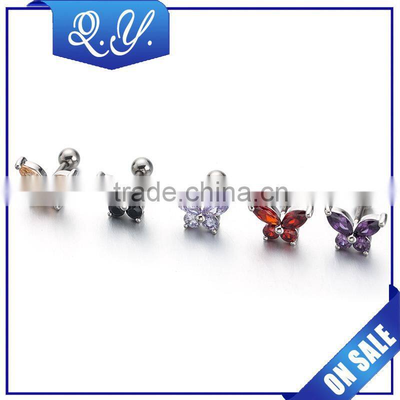 Wholesale Fashion Light Earrings, Women Men Punk Rock LED Bling Light Up Earrings Ear Studs Party Jewelry Gift