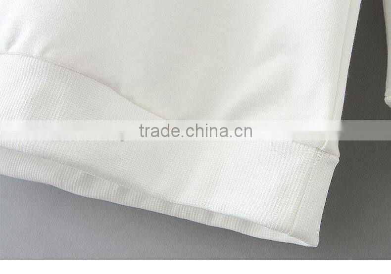 Korean casual All-Purpose Style fashionable crew neck Owl-Pattern female fitness wear