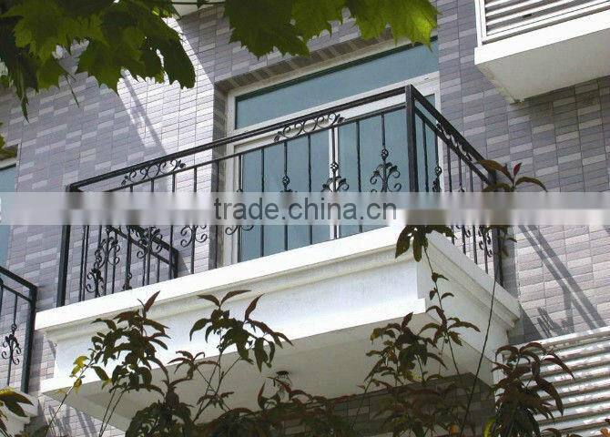 2014 top-selling forged iron balcony railing