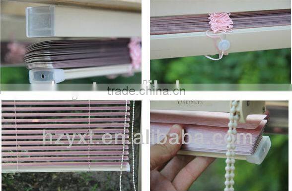 Top quality anti-uv sunscreen aluminium casement window with blinds slat