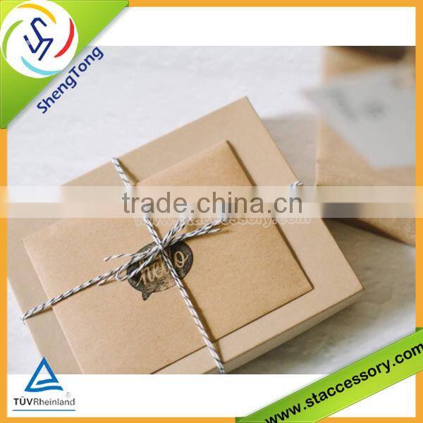 new design high quality recycled kraft paper box