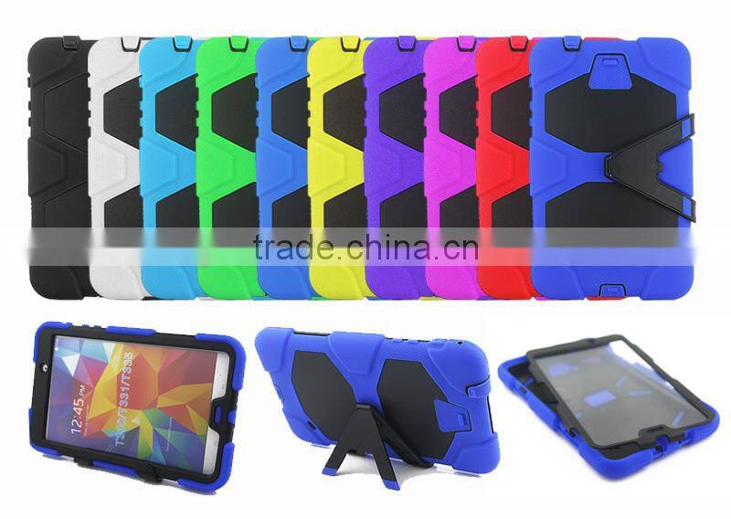 For Samsung Galaxy Tab 4 8.0 T330 heavy duty shockproof case with kickstand