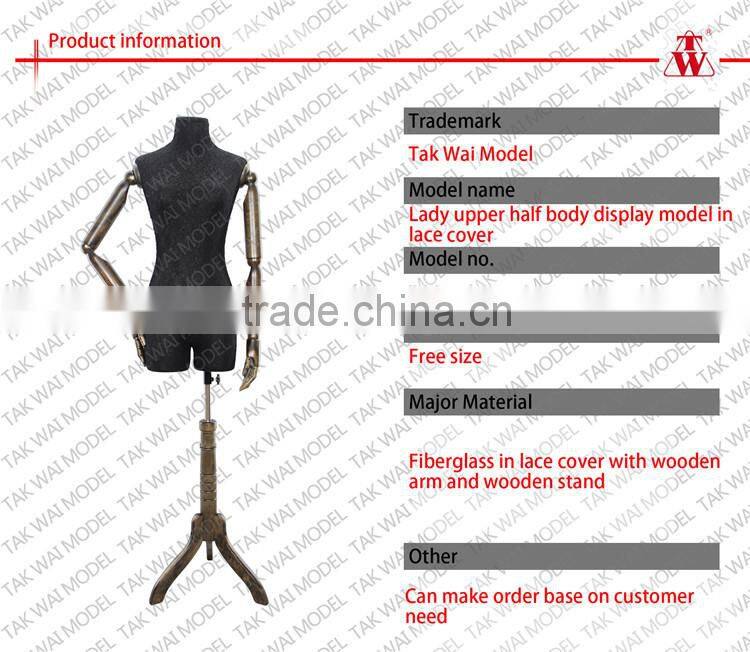 High Quality fabric manneuin women dummy adjust plus size display