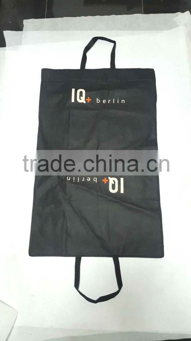 Factory supplier foldable black garment bag