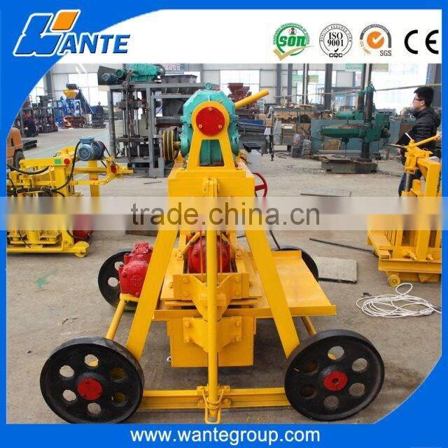 WANTE MACHINERY QT40-3B egg laying small size cement hollow brick making machine