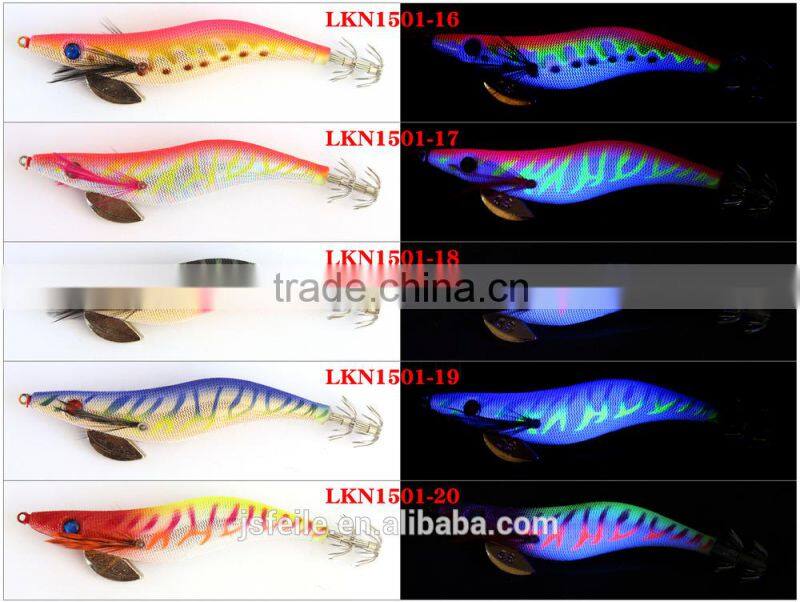 Transparent body purple back 3.0 squid jig