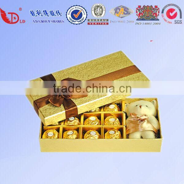custom packaging sweet paper gift chocolate box