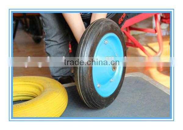Rubber Wheel from Qingdao Yinzhu Wheel Barrow Solid Rubber Tire