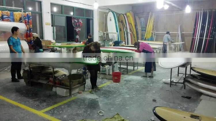 deep color bamboo style sup paddling boad wood