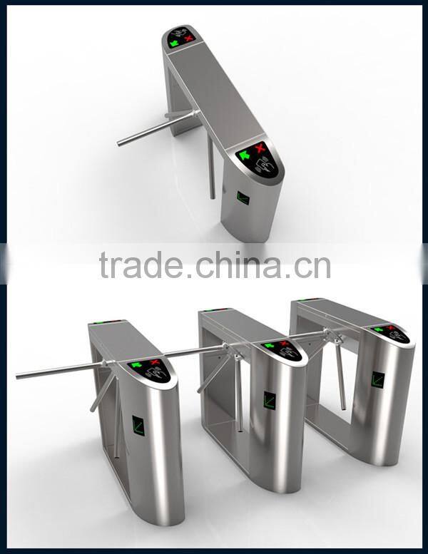 automatic tripod barrier rfid control system for subway pedestrian access
