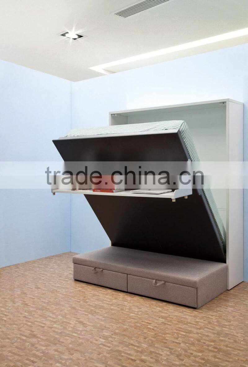 modern multiple function wall bed folding bed with hutches