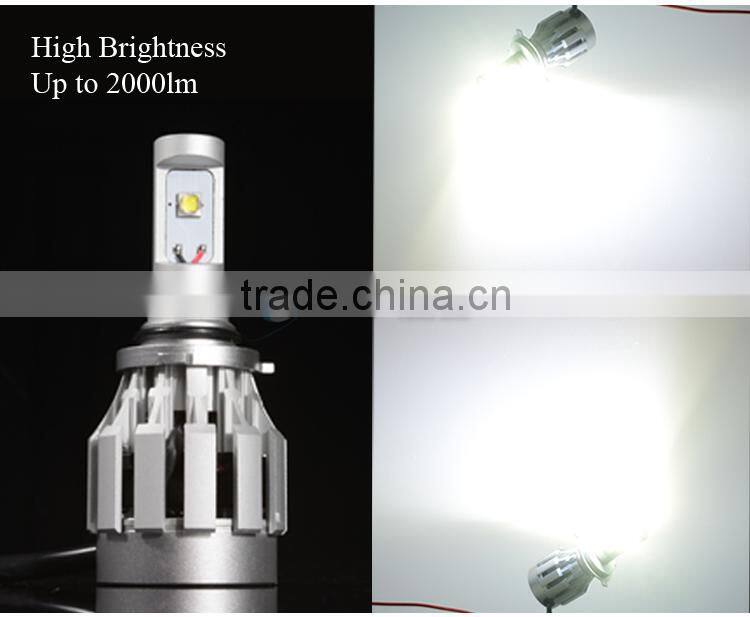 Super Bright 2000lm New Cool White 6500K Car LED Headlight MT G2 LED for Audie