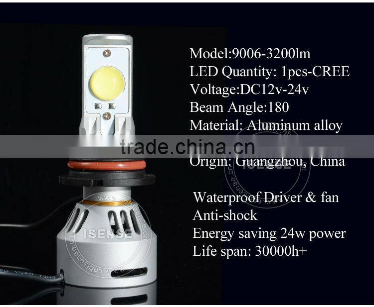 UNIVERSAL FIT LED CAR HEADLIGHT KIT H4 H7 H8 H9 H13 H16 9005 9007