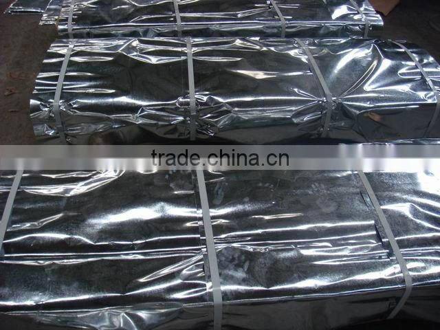 Hot dip galvanized corrugated steel sheet
