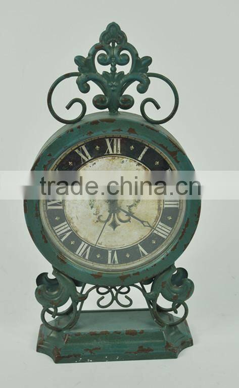 Industrial decorative rustic clock for home decor