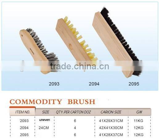 wooden block commodity uneven cleaning brush