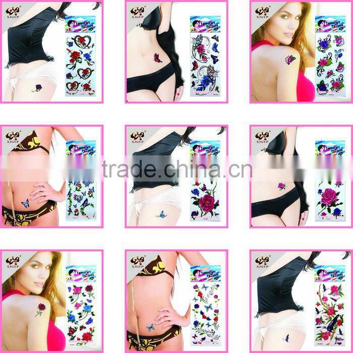 stickers body tattoos/tattoo sticker for children/temporary kids tattoo sticker