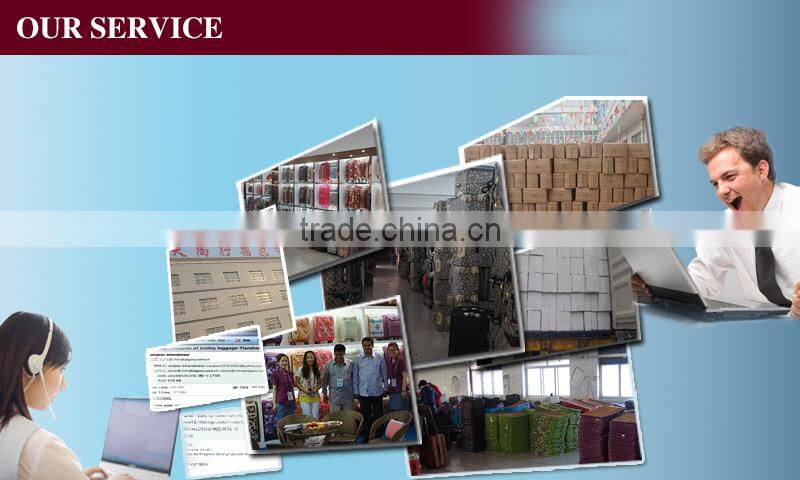 2016 Oil Leather Travel Compass Luggage Trolley Bag