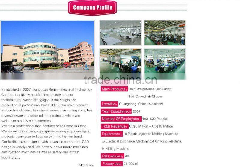 2015 Hair Flat Iron mini Steam Protein Ceramic Hair Straightener RM-79