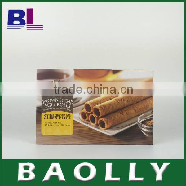 Top quality food grade fast paper food packaging for cookies