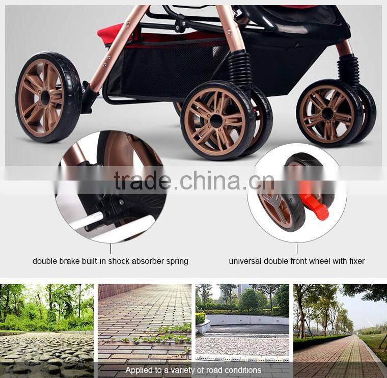 BS-24A new high landscape deluxe baby jogger baby doll stroller 3in1