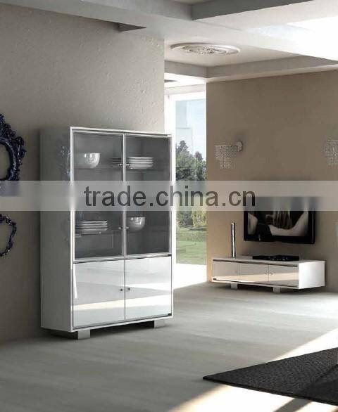 Living room modern design cabinet white