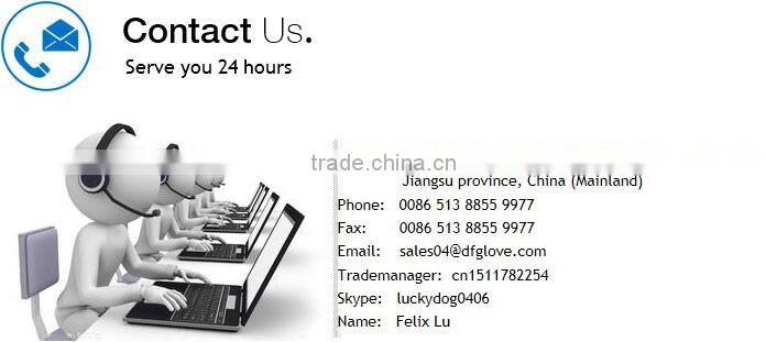 CE EN420 approved 13g poly print gloves for General handing