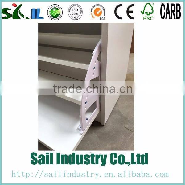 mdf shoe cabinet with seat