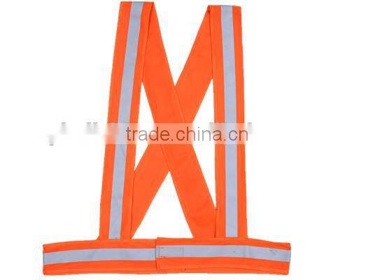 V shape assorted color warning reflective safety vest belt