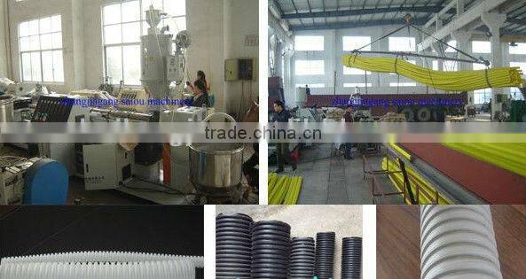 Hot 2013 PE corrugated pipe extrusion line
