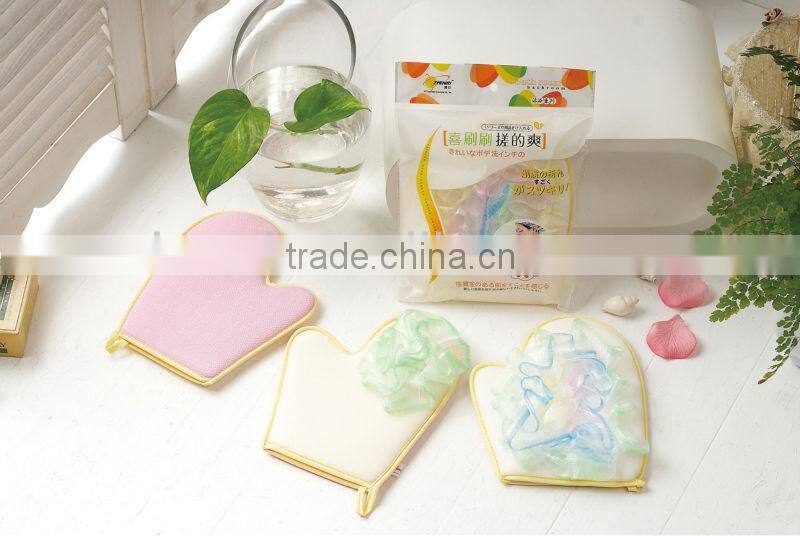 wholesale high grade five fingers bathing gloves,exfoliating gloves bath mitt wholesale