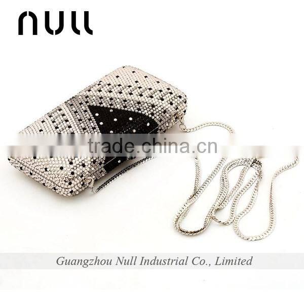 Fashion Rhinestone Clutch Bag Purse / Rhinestone Cosmetic Bag for Party