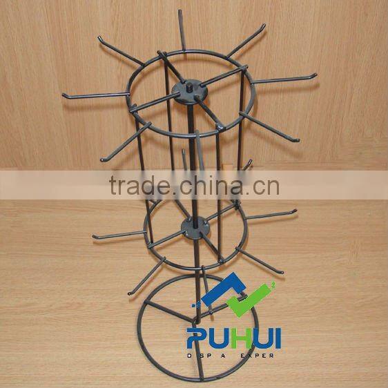 2 tier metal rotating counter ornament fixture with trade assurance
