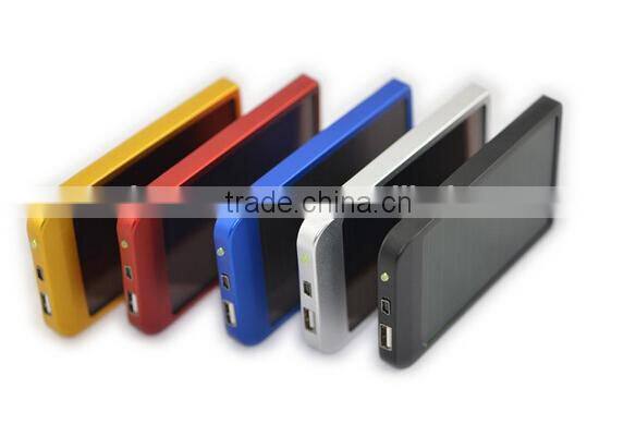 Mini solar panel portable charge 2600 mAH for mobile phone