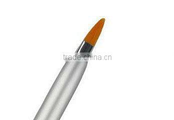 high quality China wholesale nylon hair lip brush,retractable lip brush