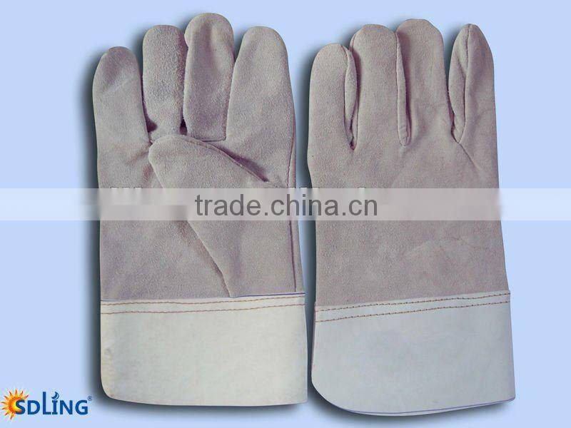 Leather welding glove
