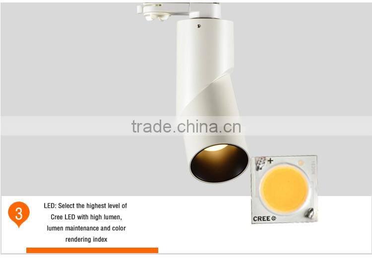 Dimmable led Track light built in actec dimmable driver